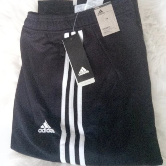 New Adidas TIRO 19 Training Long Black & White Track Pants WMN US Size 2XL Long - Picture 1 of 11